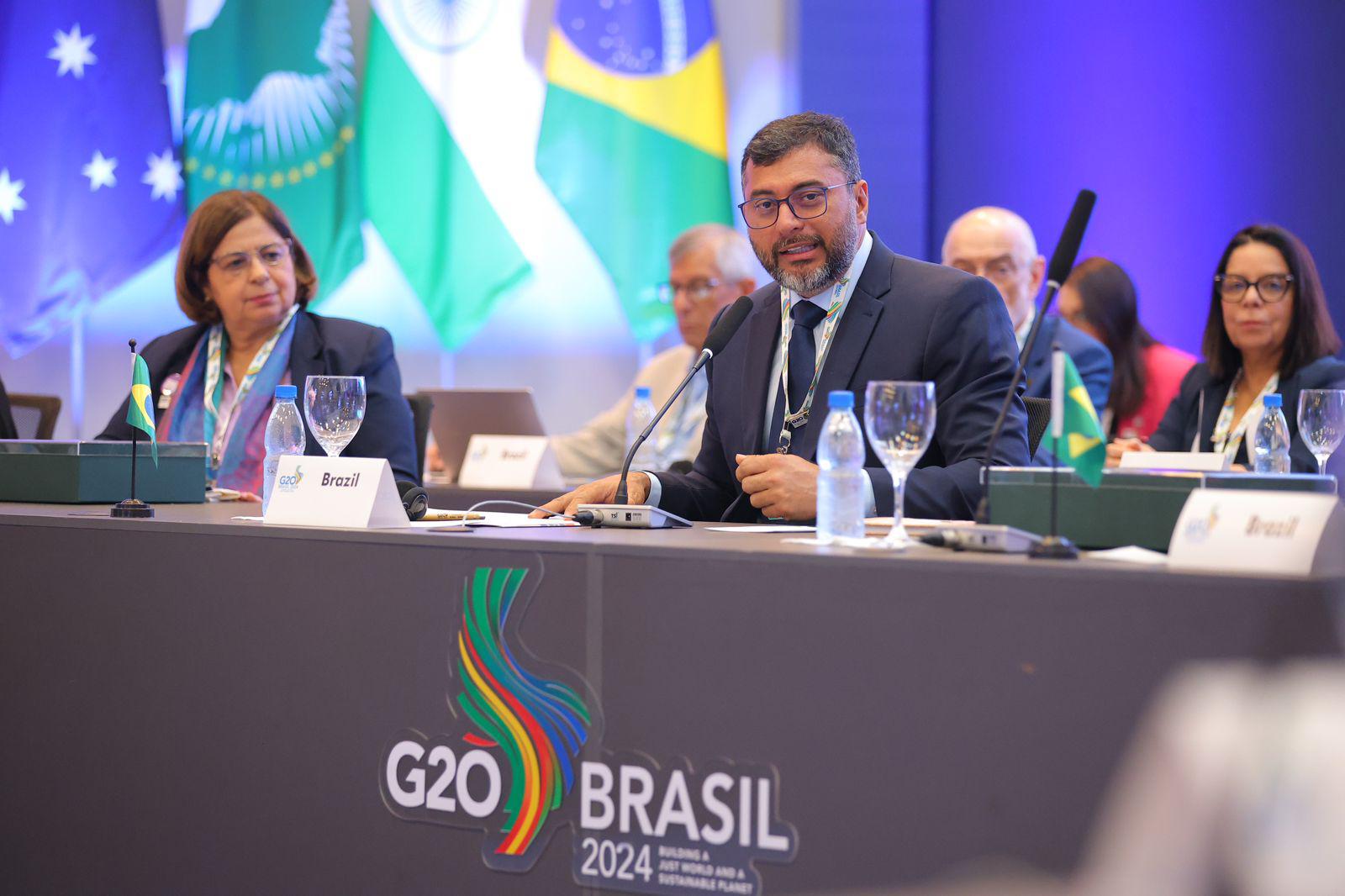 Você está visualizando atualmente Em reunião do G20, governador Wilson Lima destaca investimentos em CT&I para cadeias sustentáveis e defesa do meio ambiente