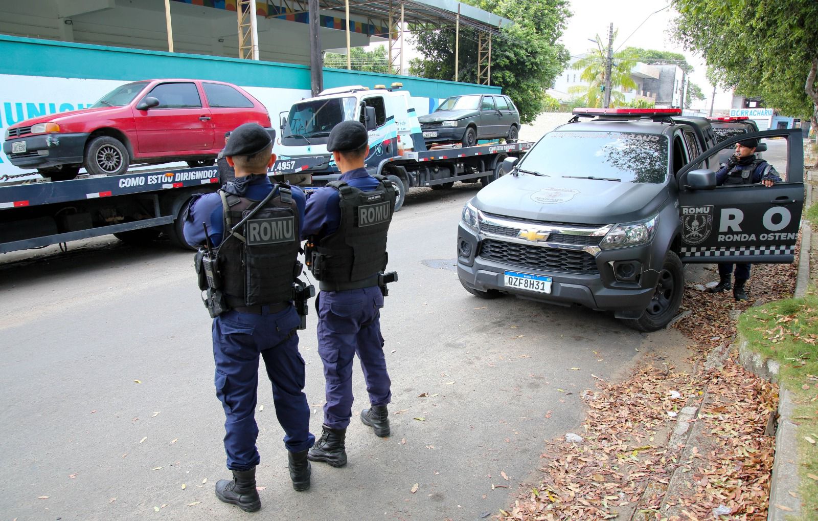 Você está visualizando atualmente Durante ronda escolar na zona Oeste, agentes da Romu apreendem dois veículos furtados