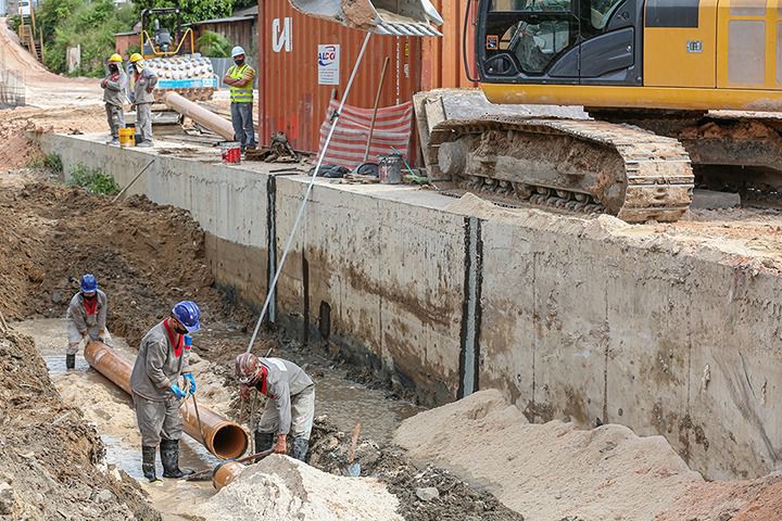 Você está visualizando atualmente Sistema de esgotamento sanitário do Prosai Parintins atenderá cerca de 15 mil pessoas