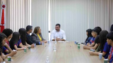 Governador Wilson Lima reforça compromisso com o esporte em visita de estudantes medalhistas no JEBs