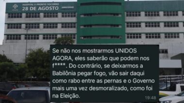 Conversas entre médicos mostram plano para lotar 28 de Agosto e paralisar sistema: ‘Babilônia pegar fogo’