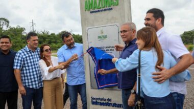 Governador Wilson Lima inaugura rodovia AM-453 ampliada e pavimentada em Manacapuru