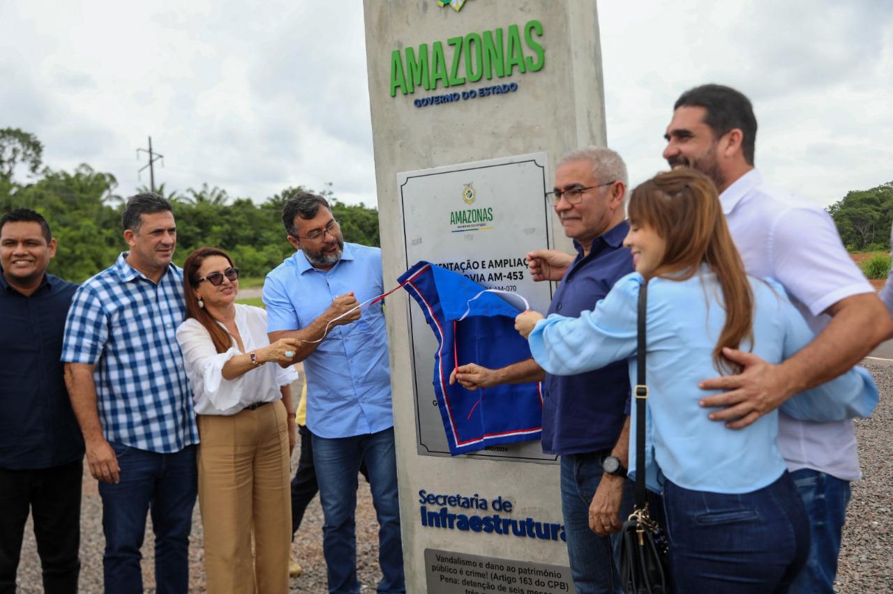 No momento, você está visualizando Governador Wilson Lima inaugura rodovia AM-453 ampliada e pavimentada em Manacapuru