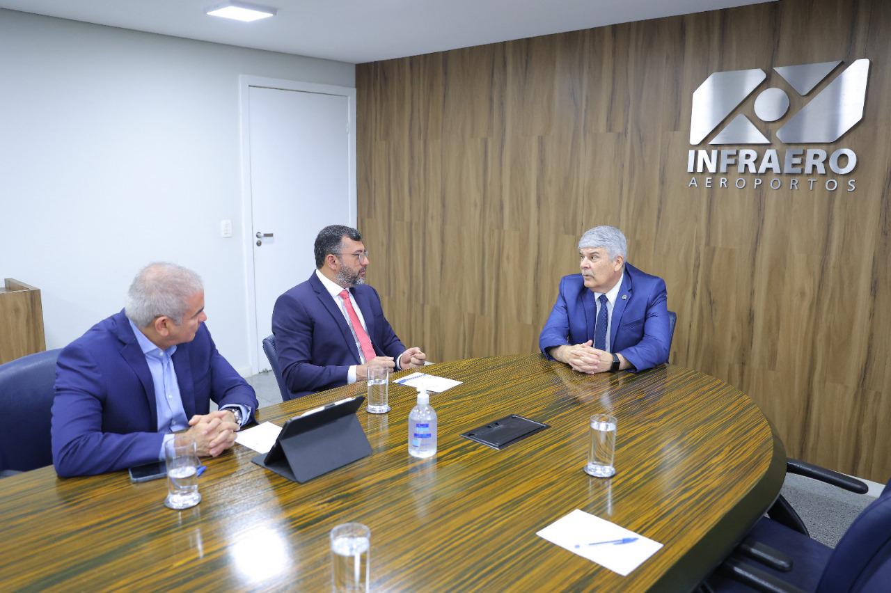 No momento, você está visualizando Wilson Lima e presidente da Infraero reúnem-se para tratar sobre aeroportos do interior