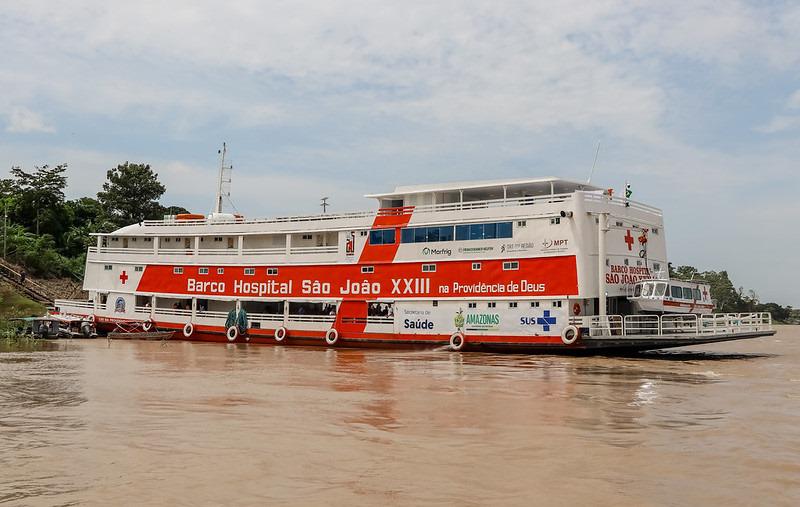 No momento, você está visualizando Em Manaquiri, Barco Hospital São João XXIII realiza mais de 2,2 mil atendimentos em quatro dias