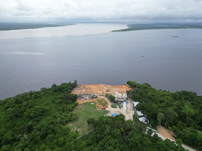 No momento, você está visualizando Parque Encontro das Águas tem primeira etapa de contenção do talude concluída