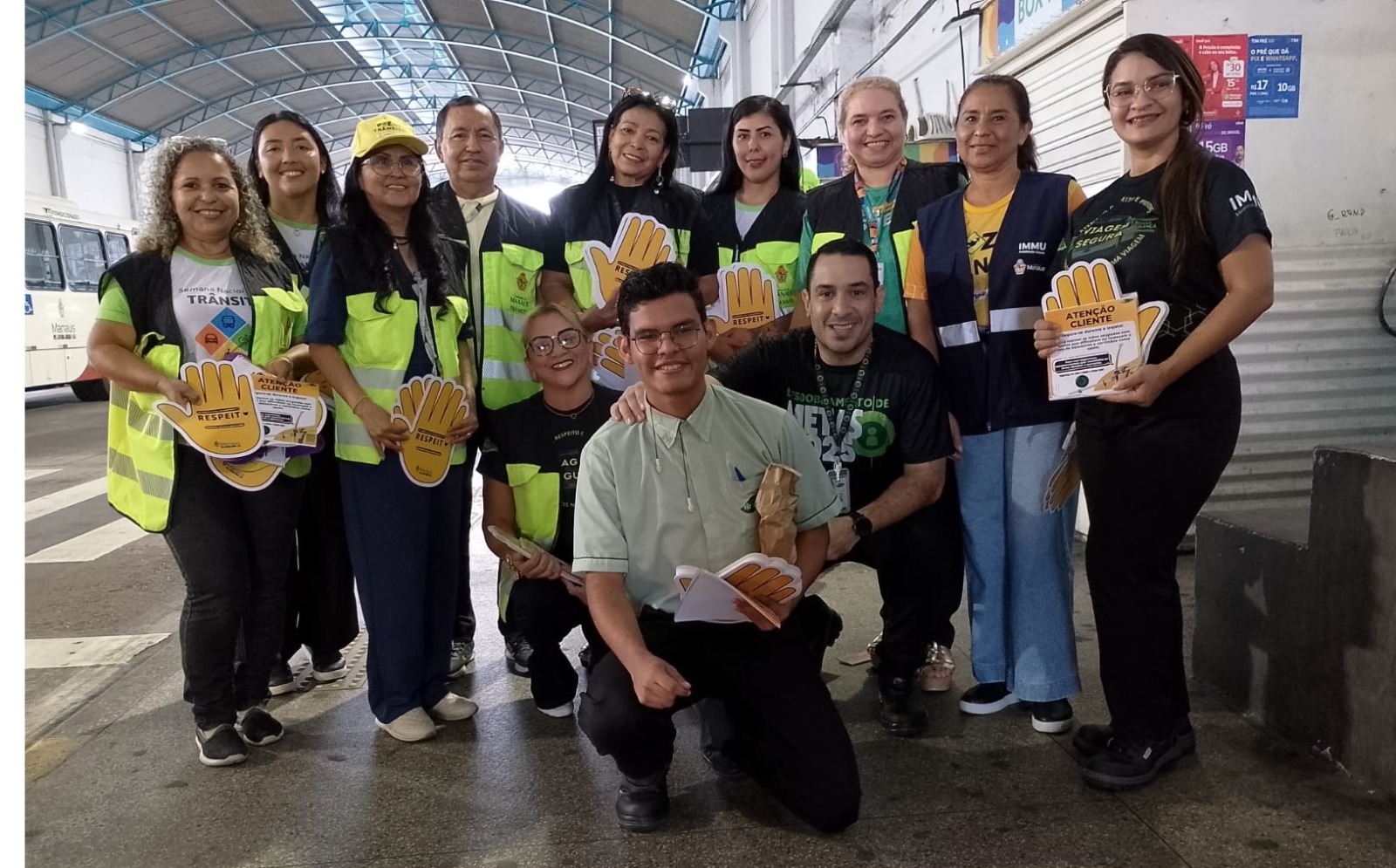 No momento, você está visualizando Prefeitura de Manaus promove ação educativa de transporte no Terminal de Integração da Cachoeirinha