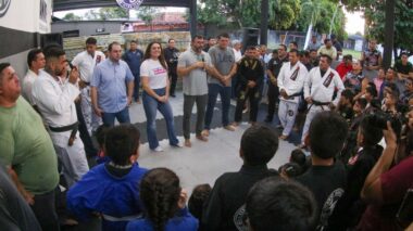 Governador Wilson Lima entrega equipamentos para incentivar a prática de jiu-jitsu