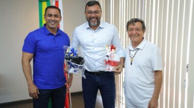 Festival de Parintins 2025: Governador Wilson Lima reúne-se com presidentes dos bois Caprichoso e Garantido