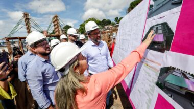 Governador Wilson Lima vistoria obras da Casa da Mulher Brasileira, que vai atender vítimas de violência