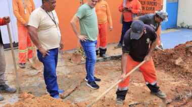 Prefeitura de Manaus substitui rede de drenagem no bairro Morro da Liberdade para evitar alagamentos durante período chuvoso