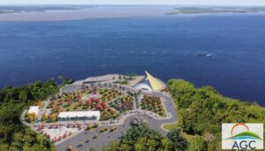 Leia mais sobre o artigo Obra do parque Encontro das Águas da Prefeitura de Manaus avança com terraplenagem e contenção do talude