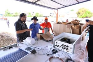 Leia mais sobre o artigo Prefeito David Almeida vistoria avanço na instalação da primeira estação meteorológica de Manaus