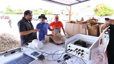 Prefeito David Almeida vistoria avanço na instalação da primeira estação meteorológica de Manaus