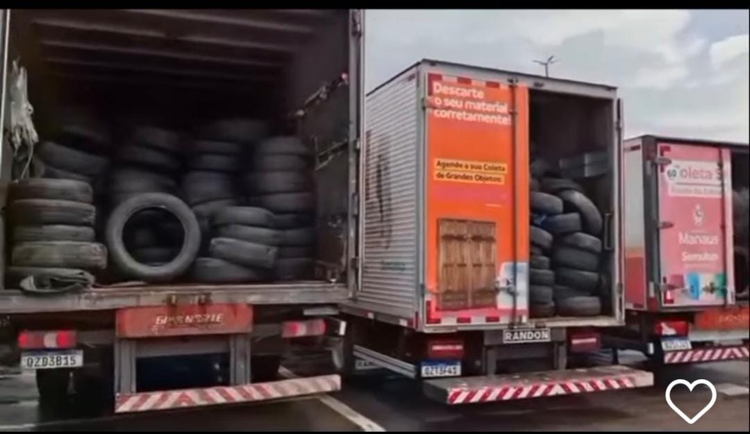 No momento, você está visualizando Prefeitura já recolheu mais de 30 mil pneus jogados nas ruas de Manaus