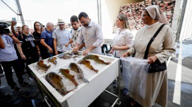 Peixe no Prato Solidário: Governador Wilson Lima entrega mais de 300 toneladas de pescado para instituições