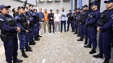 Prefeito David Almeida entrega novo Núcleo da Guarda Municipal e reafirma compromisso com a segurança pública
