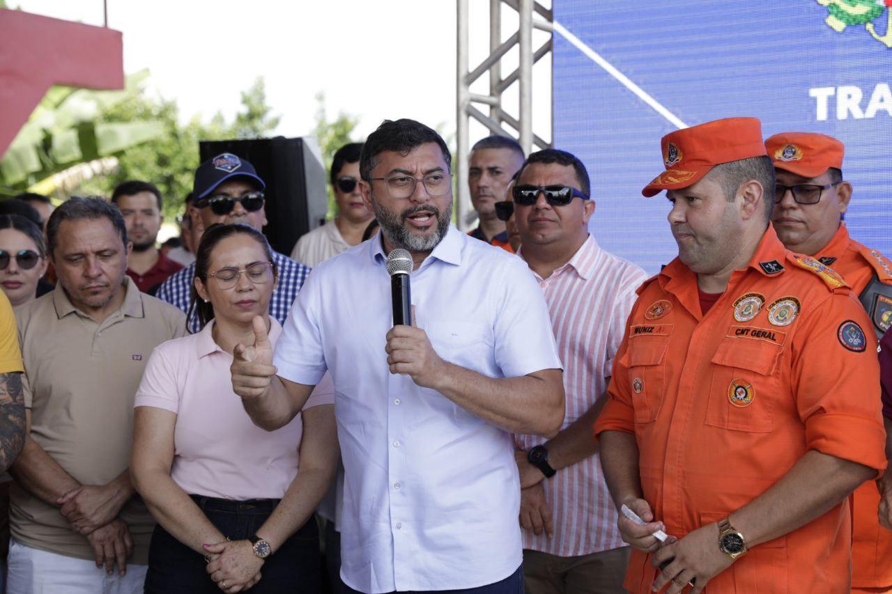 No momento, você está visualizando Governador Wilson Lima entrega Grupamento Integrado de Combate a Incêndio e Proteção Civil em Rio Preto da Eva