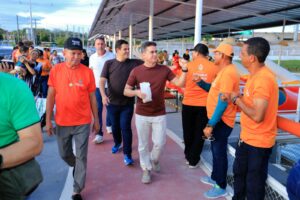 Leia mais sobre o artigo Prefeito David Almeida vistoria obra da lagoa do Bombeamento, que terá primeiro pedalinho público de Manaus