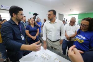 Leia mais sobre o artigo Governador Wilson Lima vistoria instalações do Caic TEA José Contente, voltado para crianças com o Transtorno do Espectro Autista