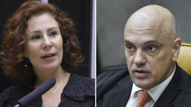 Moraes manda bloquear redes sociais de Carla Zambelli, filho e mãe após fuga da deputada