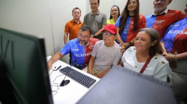 Governador Wilson Lima inaugura serviço de Telessaúde em Parintins e amplia rede de saúde digital no Baixo Amazonas