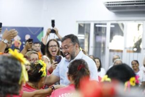 Leia mais sobre o artigo Governador Wilson Lima entrega Caimi Paulo Lima totalmente reformado e com serviço de Telessaúde