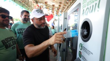 Governador Wilson Lima destaca importância do ‘Recicla, Galera’ para avanço na destinação de resíduos sólidos em Parintins