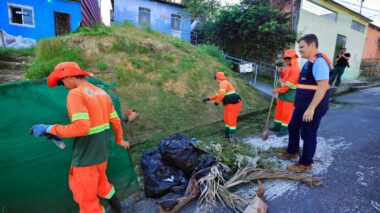 Vice-prefeito Renato Junior acompanha primeiras ações do ‘Mutirão no Bairro’ no Tancredo Neves