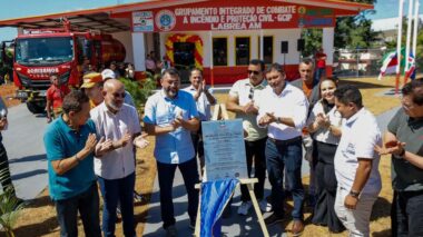 Governador Wilson Lima entrega Grupamento Integrado de Combate a Incêndio em Lábrea e reforça atuação dos bombeiros no sul do Amazonas