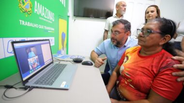 Governador Wilson Lima entrega telessalas em Lábrea, o 19º município a contar com espaços para acesso à saúde especializada