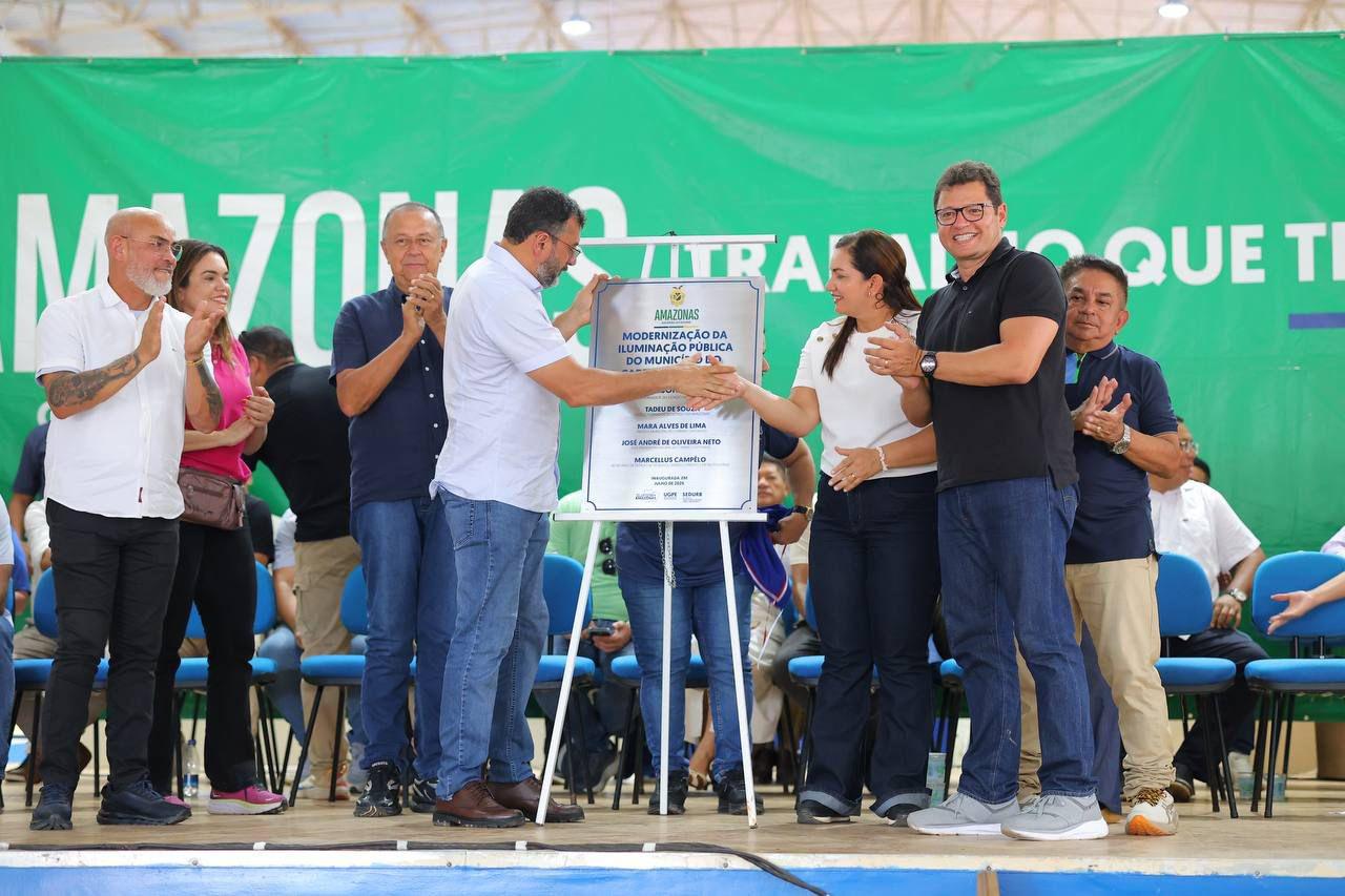 No momento, você está visualizando Governador Wilson Lima inaugura novo sistema de iluminação pública de Manaquiri e Careiro Castanho