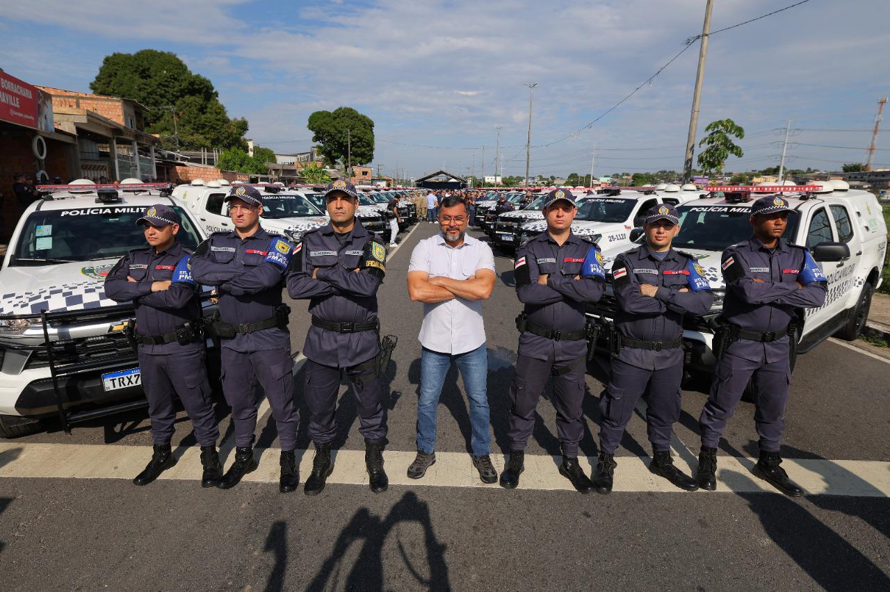 No momento, você está visualizando Governador Wilson Lima entrega mais de 360 novas viaturas para reforço da segurança na capital