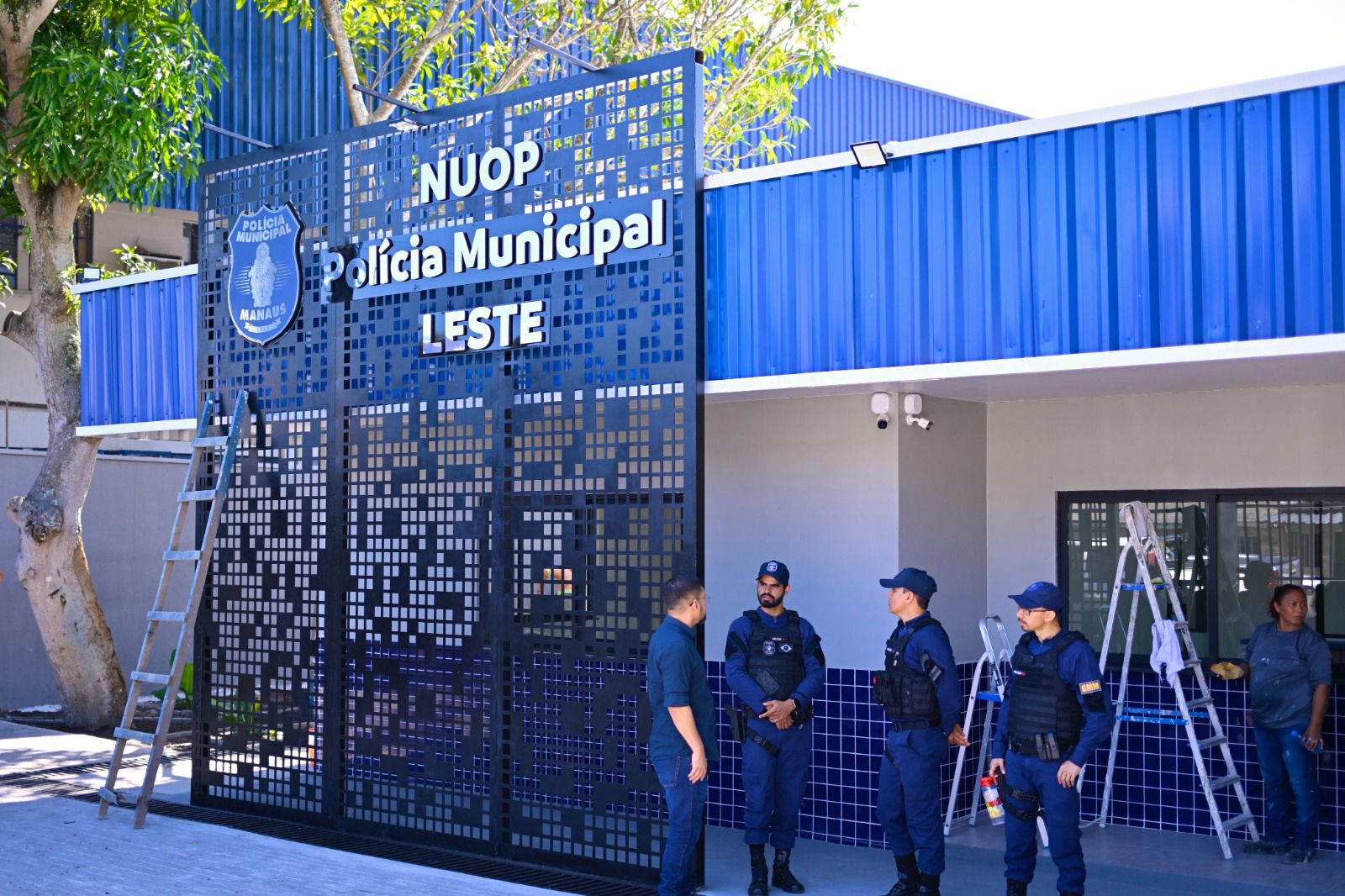 No momento, você está visualizando Prefeito David Almeida inaugura maior base da Guarda Municipal de Manaus na zona Leste