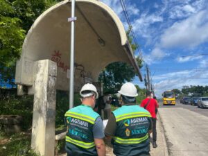 Leia mais sobre o artigo Ageman fiscaliza nova iluminação dos pontos de ônibus