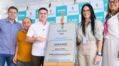 Reforçando atenção especializada à saúde na zona Norte, prefeito David Almeida entrega policlínica ampliada e modernizada no Monte das Oliveiras