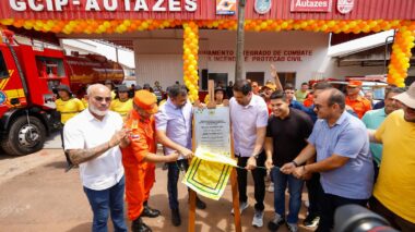 Governador Wilson Lima inaugura Grupamento de Bombeiros em Autazes e reforça resposta a emergências no interior