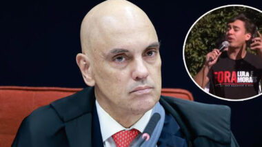 Nikolas Ferreira resolve atacar Alexandre de Moraes: “sem a toga, não sobra nada”