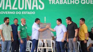 Governador Wilson Lima inaugura iluminação pública em LED e anuncia obras em Itapiranga
