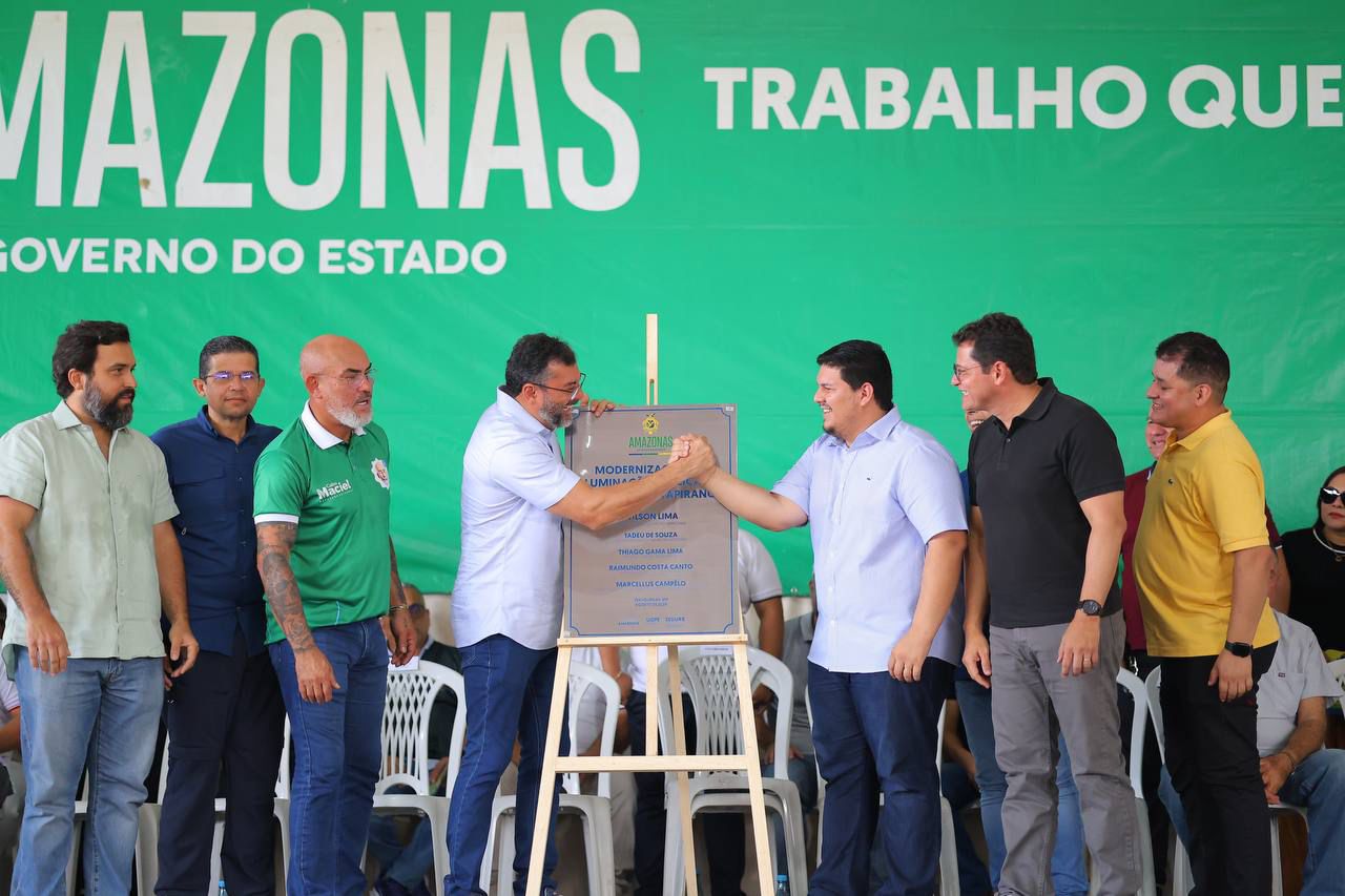 No momento, você está visualizando Governador Wilson Lima inaugura iluminação pública em LED e anuncia obras em Itapiranga