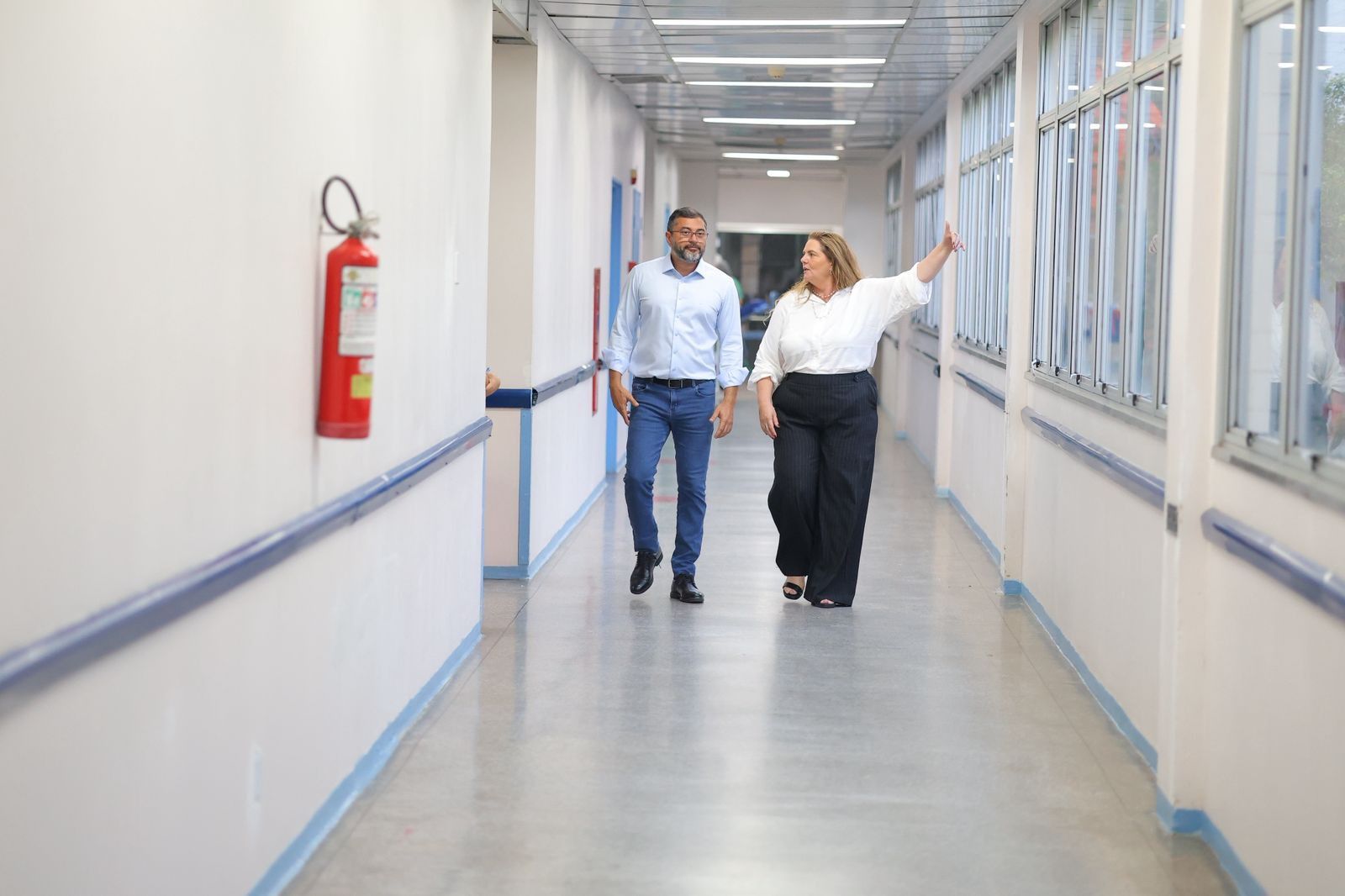 No momento, você está visualizando Governador Wilson Lima leva padrão Delphina ao HPS Platão Araújo e apresenta balanço do primeiro mês de novo modelo de gestão com aumento de 49% das cirurgias
