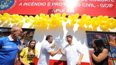 Governador Wilson Lima inaugura unidade do GCIP em Apuí e reforça combate a incêndios no sul do Amazonas