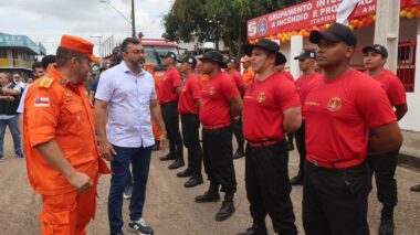 Em Itapiranga governador Wilson Lima inaugura 11º Grupamento Integrado de Combate a Incêndio do interior