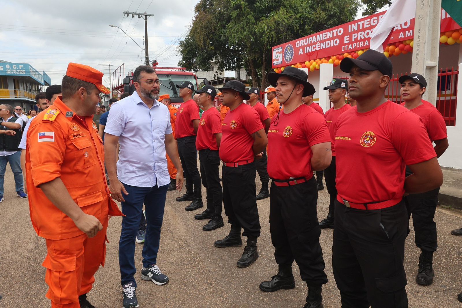 No momento, você está visualizando Em Itapiranga governador Wilson Lima inaugura 11º Grupamento Integrado de Combate a Incêndio do interior