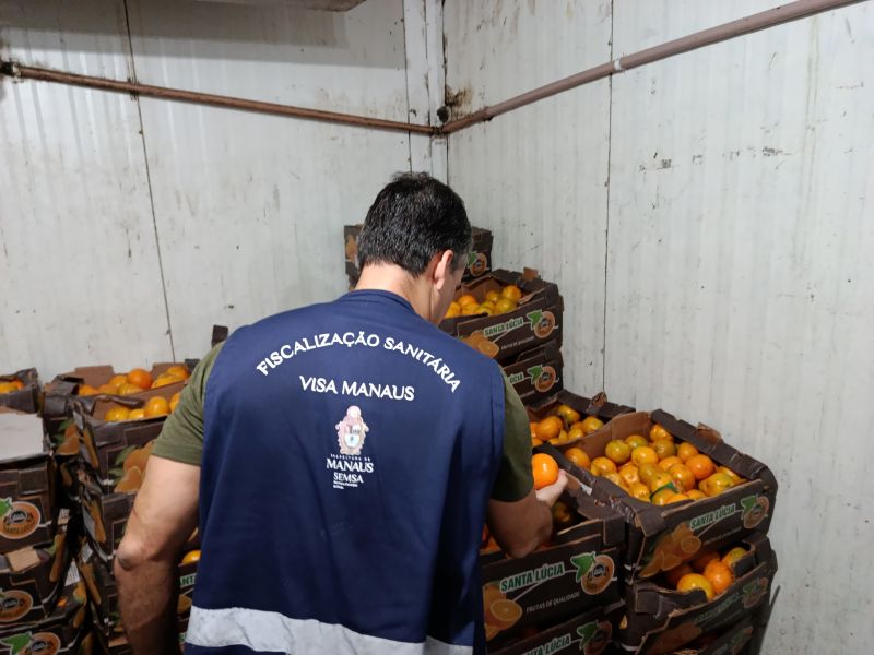 No momento, você está visualizando Prefeitura de Manaus fiscaliza pontos de venda de alimentos no centro da cidade