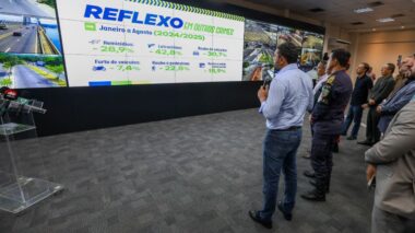 Governador Wilson Lima apresenta resultados da ampliação do Sistema Paredão, com novas tecnologias de reconhecimento facial e de placas