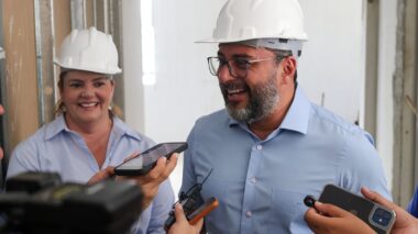 Governador Wilson Lima vistoria obras do segundo Caic especializado no atendimento de crianças com Transtorno do Espectro Autista