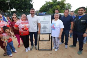 Leia mais sobre o artigo Governador Wilson Lima entrega complexo esportivo revitalizado no conjunto Santos Dumont na véspera do Dia das Crianças