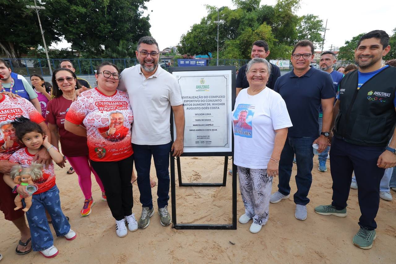 No momento, você está visualizando Governador Wilson Lima entrega complexo esportivo revitalizado no conjunto Santos Dumont na véspera do Dia das Crianças