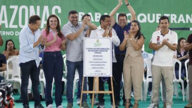 Asfalta Amazonas: Governador Wilson Lima entrega primeira etapa das obras em Tapauá